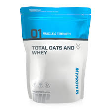 Myprotein Total Oats and Whey Flavoured съдържа 27 грама протеин във всяка доза доза.