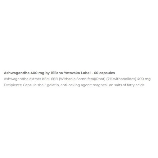Ashwagandha 400 mg | KSM-66®