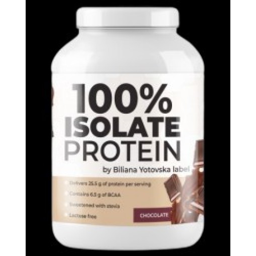 Biliana Yotovska 100% Isolate Protein | with Added Stevia 810 грама