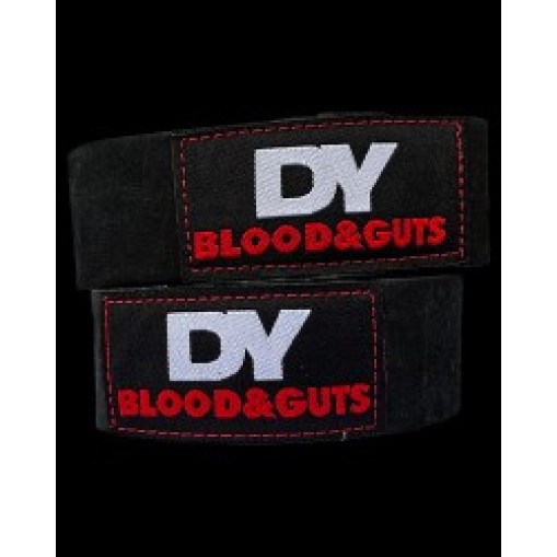 Dorian Yates Nutrition DY Blood & Guts Lifting Straps | Leather