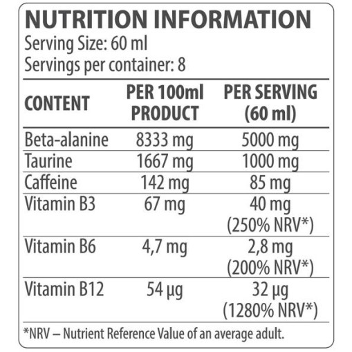 Dorian Yates Nutrition Muscle Force Pre-Workout Liquid 500 мл Dorian Yates Nutrition Muscle Force Pre-Workout Liquid 500 мл