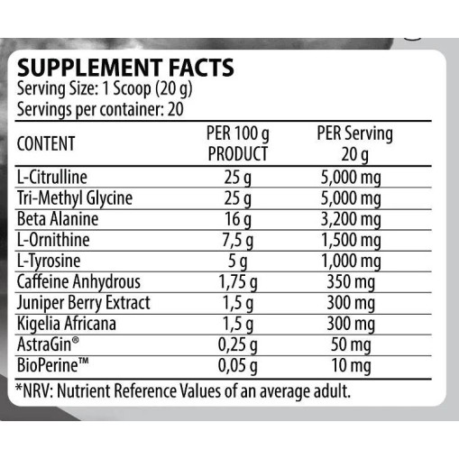 Nox Pump Ultimate | Extreme Pre-Workout - Азотни бустери / универсални формули - Dorian Yates Nutrition Dorian Yates Nutrition Nox Pump Ultimate | Extreme Pre-Workout 400 грама