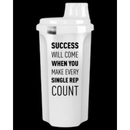 Dorian Yates Nutrition DY Shaker White | Success Will Come 500ml.