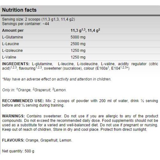 FA Nutrition Xtreme AnticataboliX BCAA + Glutamine Blend 500 грама FA Nutrition Xtreme AnticataboliX BCAA + Glutamine Blend 500 грама