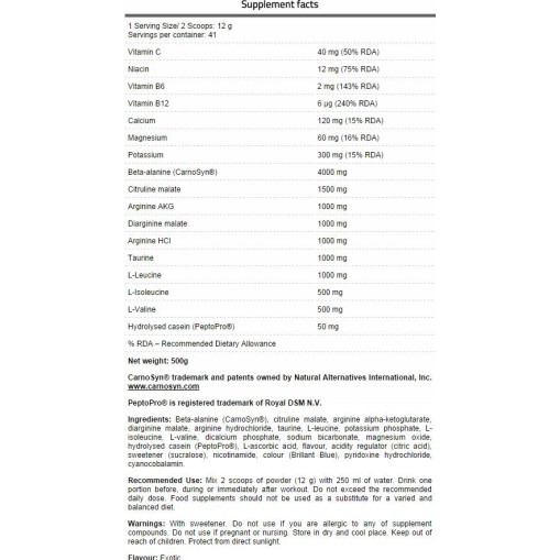 FA Nutrition CORE Pump FA Nutrition CORE Pump