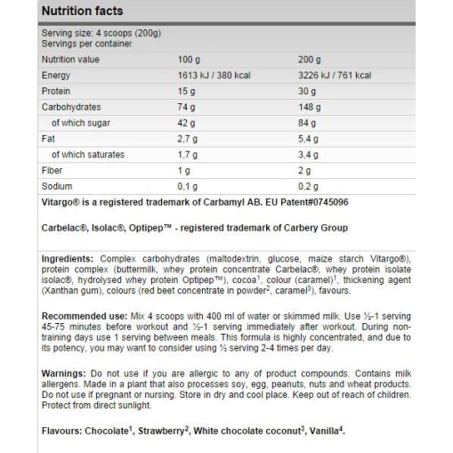 FA Nutrition Xtreme Mass Effect FA Nutrition Xtreme Mass Effect