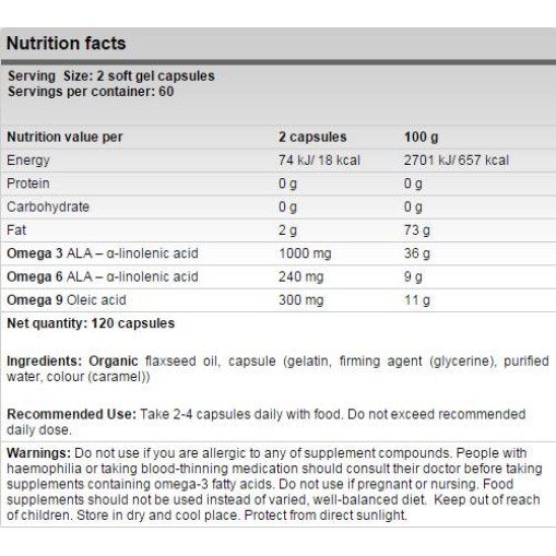FA Nutrition Omega 3-6-9 FA Nutrition Omega 3-6-9