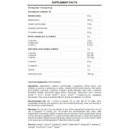 FA Nutrition CORE Cell FA Nutrition CORE Cell