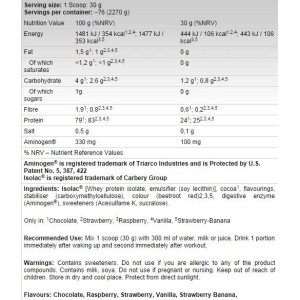 FA Nutrition Gold Whey Isolate Zero Sugar ~ Zero Fat 30 грама, 1 Доза