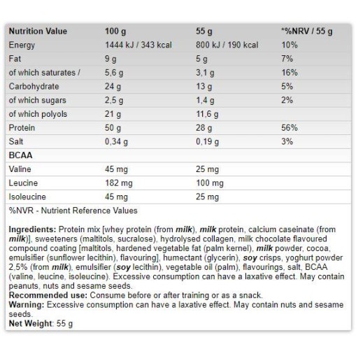 FA Nutrition High Protein Bar FA Nutrition High Protein Bar