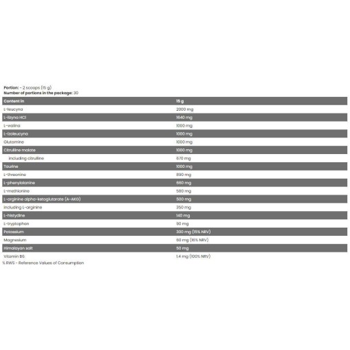 FA Nutrition Xtreme Napalm / Amino 13 + Electrolytes 15 грама, 1 Доза