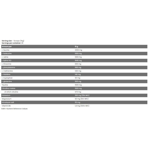 Core Amino | BCAA + EAA + Electrolytes - EAA - FA Nutrition FA Nutrition Core Amino | BCAA + EAA + Electrolytes 450 грама