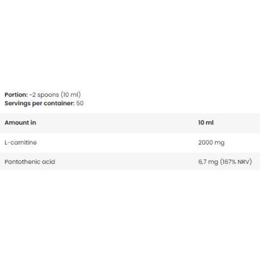 FA Nutrition L-Carnitine Liquid 2000 mg 500 мл