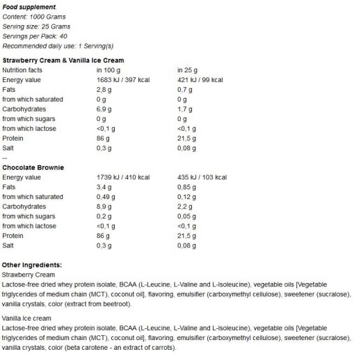 GymBeam Pure IsoWhey 1000 грама GymBeam Pure IsoWhey 1000 грама