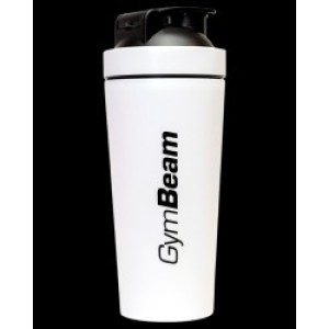 GymBeam Shaker Steel White 750 ml 750 мл GymBeam Shaker Steel White 750 ml 750 мл