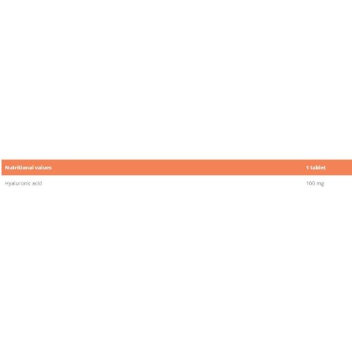 GymBeam Hyaluronic Acid Forte 90 Таблетки GymBeam Hyaluronic Acid Forte 90 Таблетки