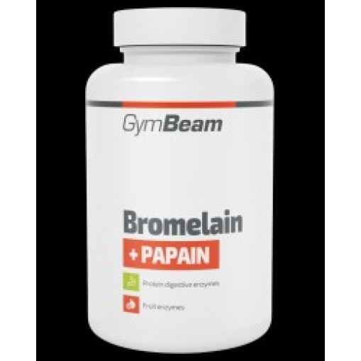 GymBeam Bromelain 500mg + Papain 50 mg 90 капсули GymBeam Bromelain 500mg + Papain 50 mg 90 капсули