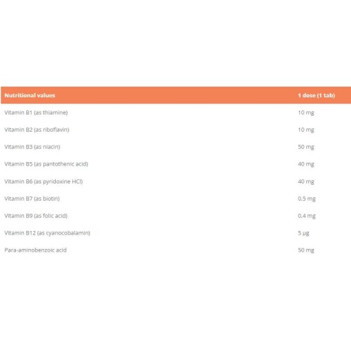 GymBeam Vitamin B - Complex Forte 90 Таблетки GymBeam Vitamin B - Complex Forte 90 Таблетки