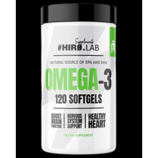 Hero.Lab Omega-3 Fish Oil | 65% EPA + DHA 120 гел капсули