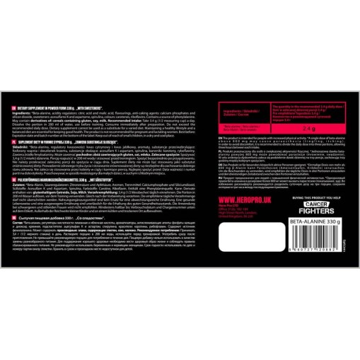Hero.Lab Beta Alanine Powder 330 грама Hero.Lab Beta Alanine Powder 330 грама