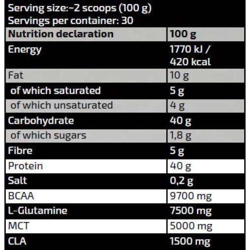 Kevin Levrone Gold Line Oat Meal with Protein, BCAA, Glutamine, MCT 3000 грама Kevin Levrone Gold Line Oat Meal with Protein, BCAA, Glutamine, MCT 3000 грама