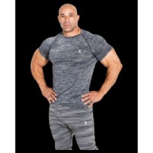 Мъжка тениска с къс ръкав T-shirt 01 LM Compression Dark Grey Мъжка тениска с къс ръкав T-shirt 01 LM Compression Dark Grey