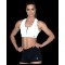 Бюстие с цип LW Tank Top Zip - White