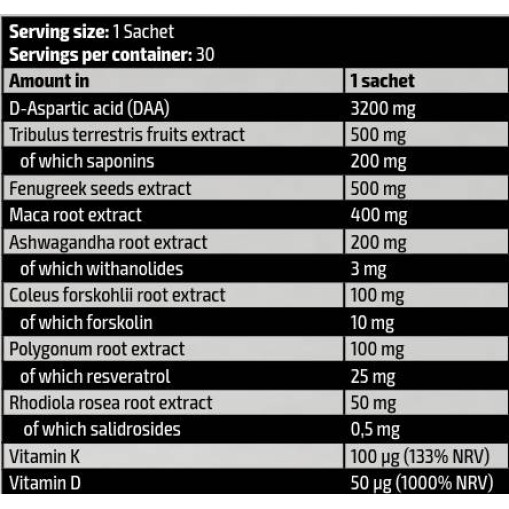 Gold Test Pak | with DAA, Fenugreek & Tribulus - Тестостеронови Бустери - Kevin Levrone Kevin Levrone Gold Test Pak | with DAA, Fenugreek & Tribulus 30 пакета