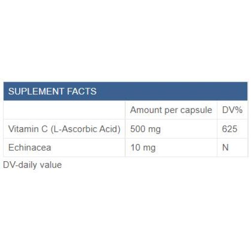 Vitamin C 500 + Echinacea - Витамин C / Аскорбинова киселина - MAXXWIN Витамин C / Аскорбинова киселина > Vitamin C 500 + Echinacea