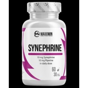 MAXXWIN Synephrine 10 mg with Piperine 60 капсули MAXXWIN Synephrine 10 mg with Piperine 60 капсули
