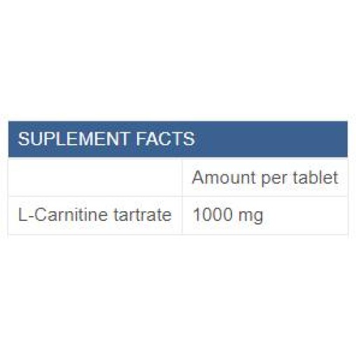L-Carnitine Maxx 1000 - L-Карнитин Тартрат - MAXXWIN MAXXWIN L-Carnitine Maxx 1000 90 Дъвчащи таблетки