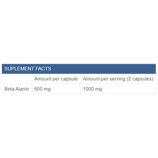 MAXXWIN Beta Alanine 1000 120 капсули MAXXWIN Beta Alanine 1000 120 капсули