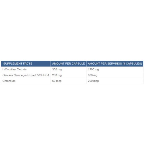 MAXXWIN L-Carnitine + HCA + Chromium 90 капсули MAXXWIN L-Carnitine + HCA + Chromium 90 капсули