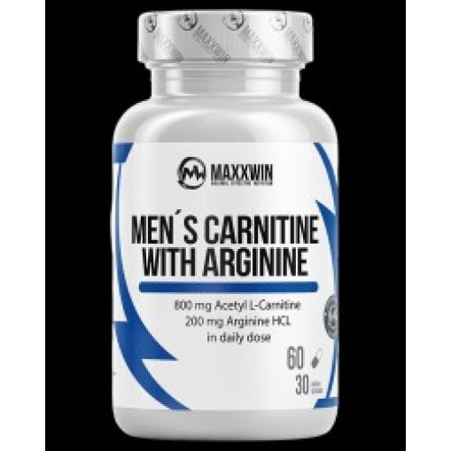 MAXXWIN Men's Carnitine with Arginine | Acetyl L-Carnitine + L-Arginine 60 капсули