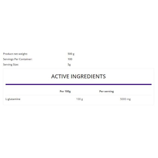 Glutamine Powder - Глутамин - OstroVit OstroVit Glutamine Powder 300 грама