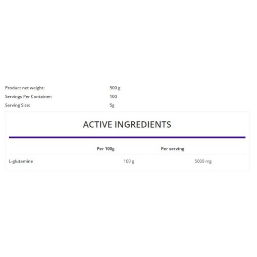 OstroVit Glutamine Powder 500 грама