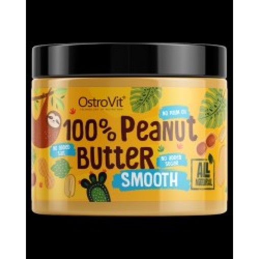 OstroVit 100% Peanut Butter Smooth 500 грама OstroVit 100% Peanut Butter Smooth 500 грама
