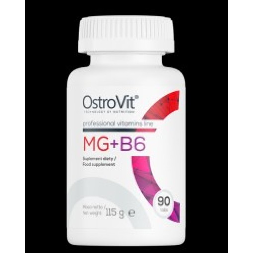 OstroVit Mg + B6 Magnesium Citrate + B6 90 Таблетки