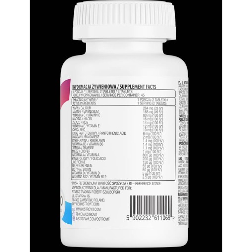 OstroVit 100% Vit&Min 90 Таблетки
