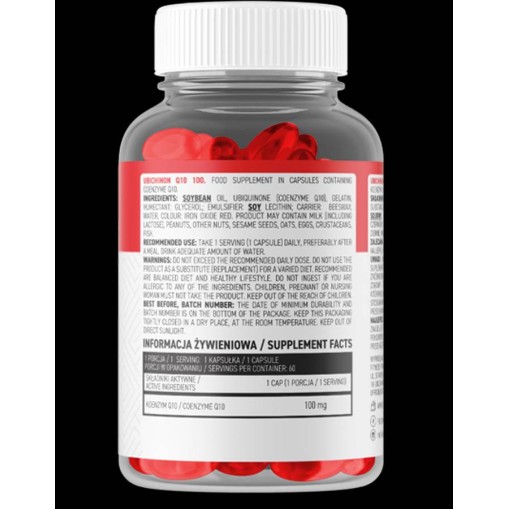 OstroVit CoQ10 / Ubichinon 100 mg 60 гел капсули