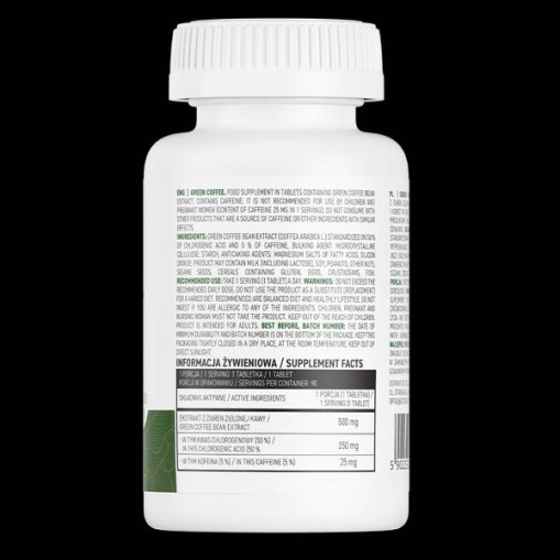 Green Coffee - Зелено кафе - OstroVit OstroVit Green Coffee 90 таблетки