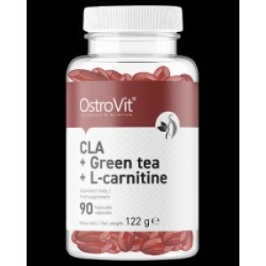 OstroVit CLA + Green Tea + L-Carnitine 90 Гел капсули OstroVit CLA + Green Tea + L-Carnitine 90 Гел капсули