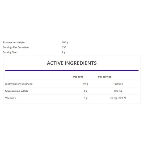 OstroVit MSM Plus 300 грама OstroVit MSM Plus 300 грама
