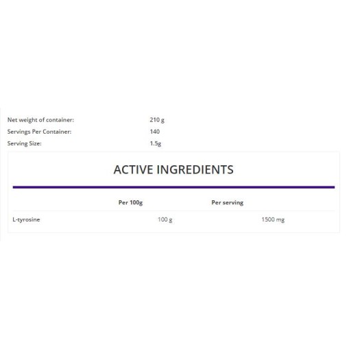 OstroVit Tyrosine Powder 210 грама OstroVit Tyrosine Powder 210 грама
