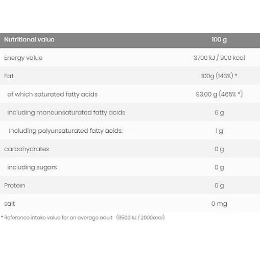 OstroVit Coconut Oil 900 грама OstroVit Coconut Oil 900 грама