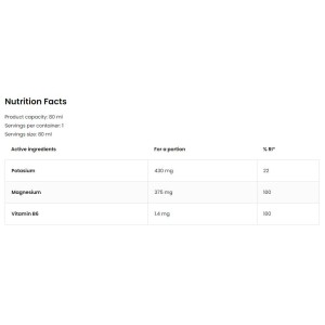 OstroVit Magnesium Shot / with Potassium + B6 80 мл, 1 Доза OstroVit Magnesium Shot / with Potassium + B6 80 мл, 1 Доза