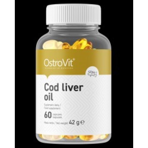 OstroVit Cod Liver Oil 500 mg 60 гел капсули