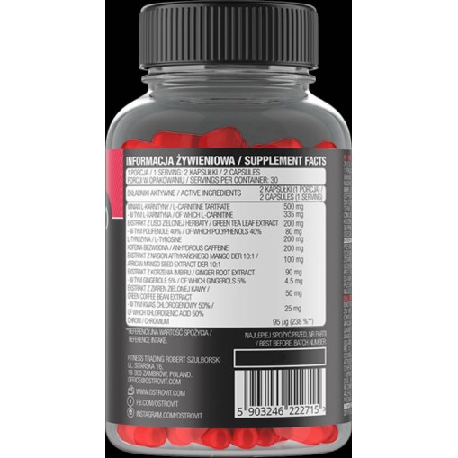 OstroVit Fat Burner for Women 60 капсули