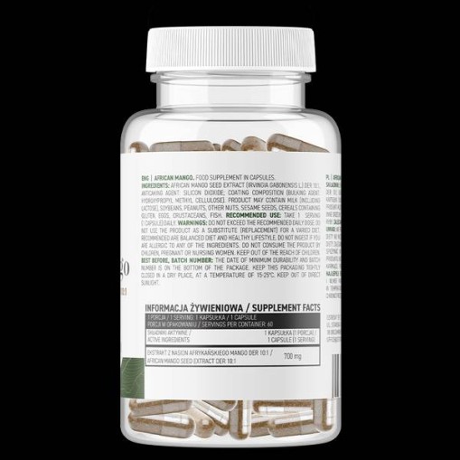 African Mango 700 mg / Vege - Африканско манго - OstroVit African Mango 700 mg / Vege