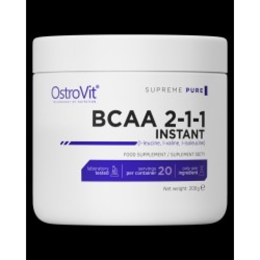 OstroVit BCAA Instant Powder 200 грама OstroVit BCAA Instant Powder 200 грама